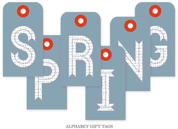 spring time free printables tags