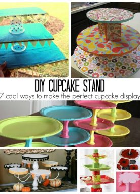 Cardboard Cupcake stand (last minute party project)
