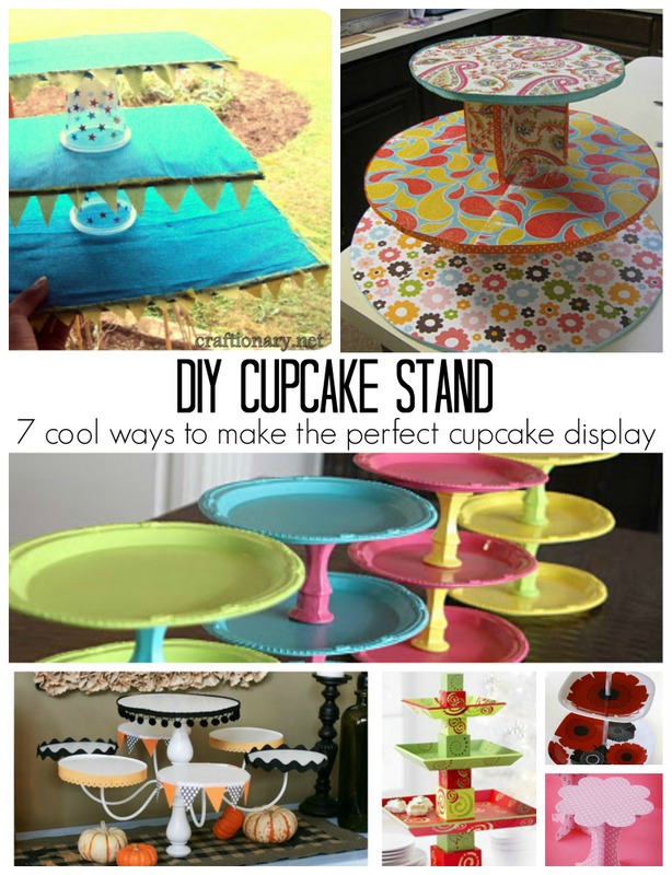 DIY cupcake stand tutorial