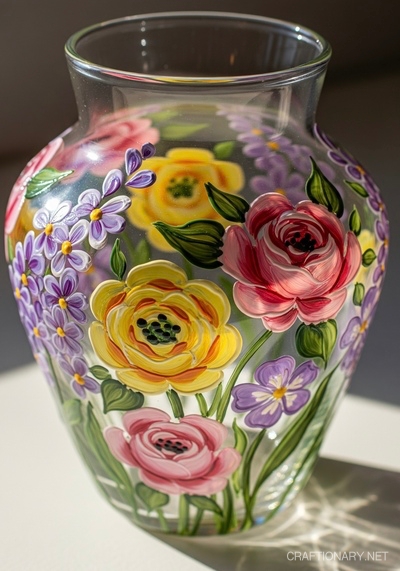 diy-painted-glass-vase-easy-garden-flowers