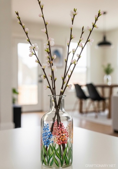 diy-painted-glass-vase-hyacinths-hydrangeas