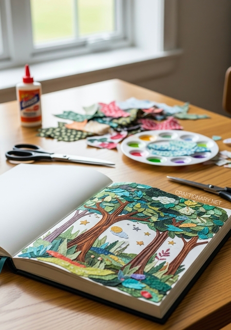 diy-patchwork-art-journal-diary-page