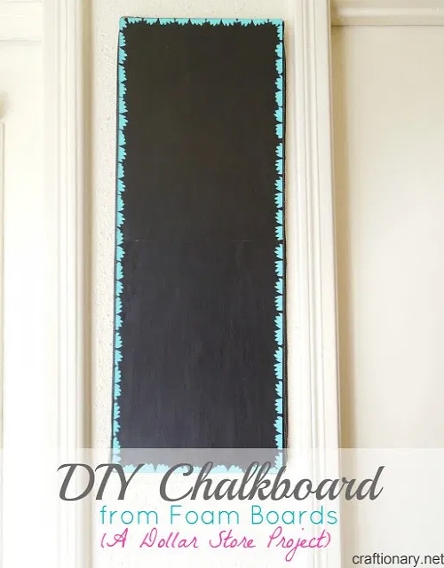 DIY-chalkboard-from-foam-board-dollar-store-project