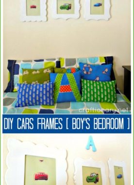 Kids Craft- DIY Boys Room Frames (Tutorial)