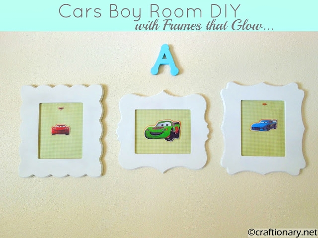 cars themed boys bedroom frames