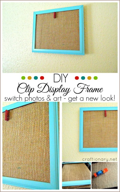 DIY displaying frame