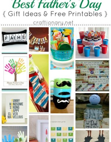 50 Best Fathers Day Gift Ideas and Free Printables