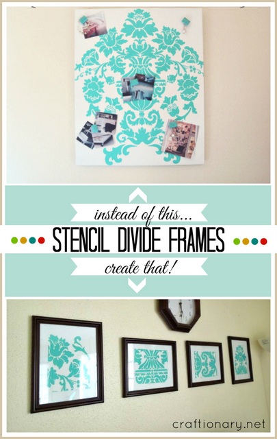 stencil divide frames