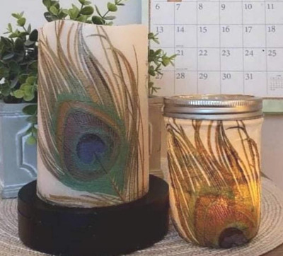 peacock-feather-candle-holder-flameless-candle