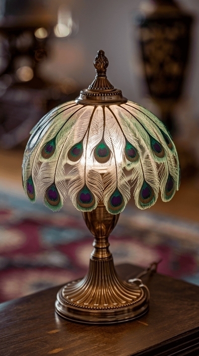 peacock-feather-vintage-brass-table-lamp
