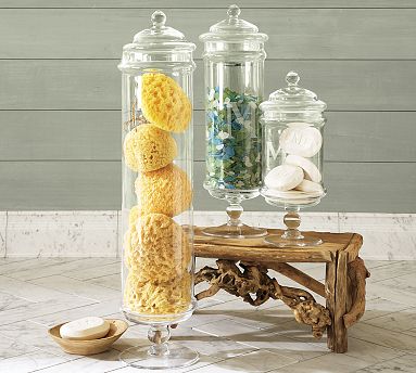 Apothecary-jars-Pottery-Barn-bathroom-organizers