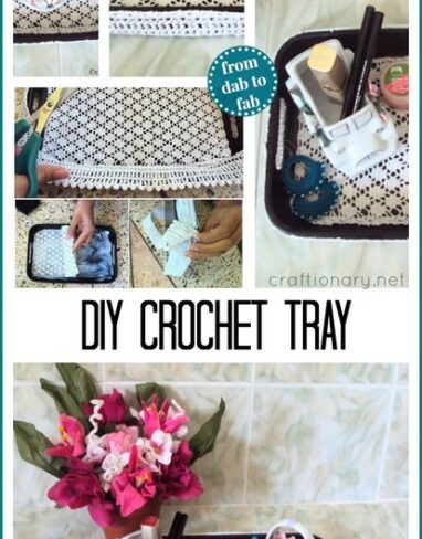DIY Mod Podge Crochet Tray – Step-by-Step Tutorial
