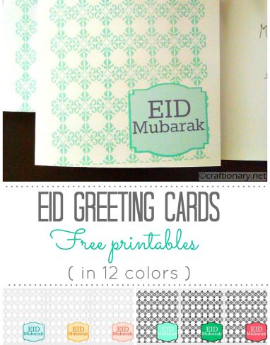 Best Eid Greeting Cards Free Printable with Modern Designs