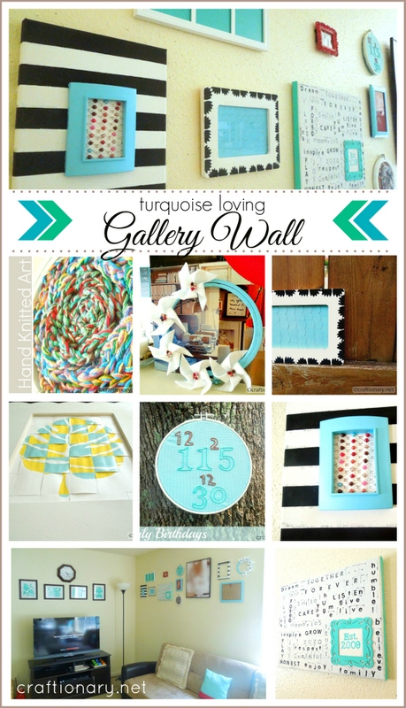 DIY gallery wall reveal