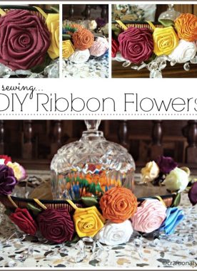 How to make Ribbon Flowers that look like roses?