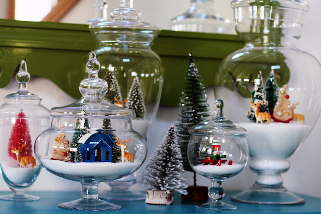 snow-apothecary-jars-christmas-village-display