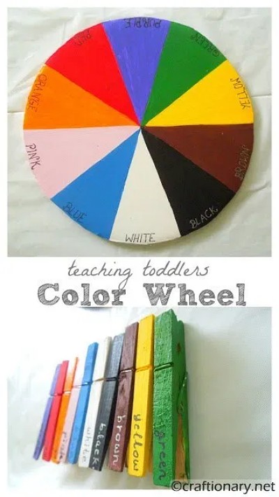 colour-wheel-toddlers-preschool-kindergarten-kids-colours-recycle-project