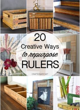 DIY Creative Ways to Repurpose Ruler and Yardsticks