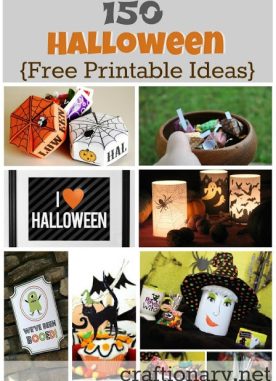 150 Best Halloween ideas free printables for fun and entertainment
