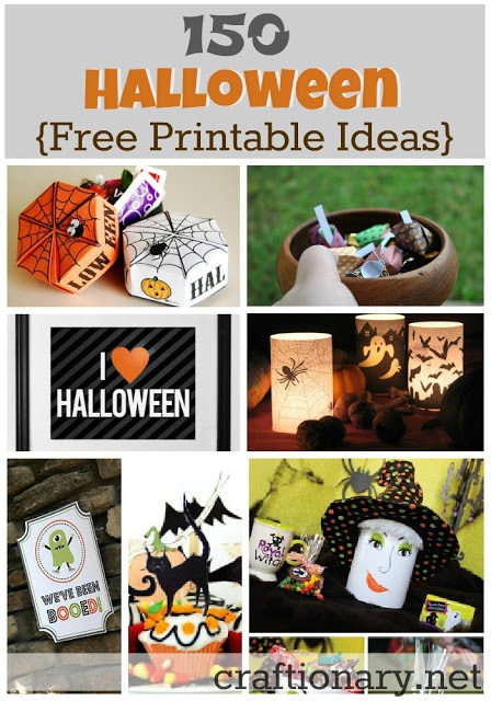 150 Halloween Free Printables 