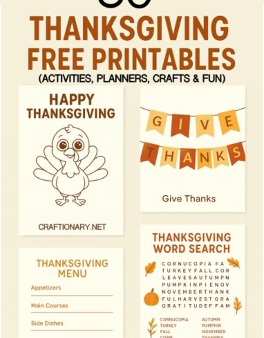 50 Thanksgiving Ideas Free Printables to Make Your Holiday Memorable