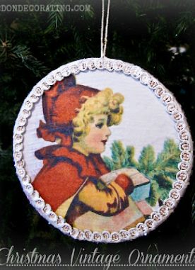 Vintage Christmas Ornaments Tutorial (Guest Post)