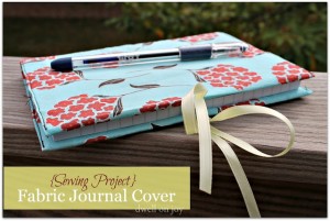 fabric journal cover
