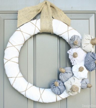 Fall Pumpkin Wreath (Tutorial)