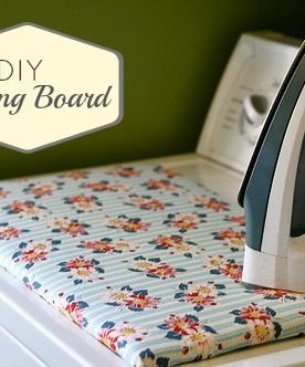 How to make a table top ironing board?