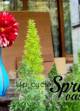 Upcycle Painted Spring Vase- Tutorial