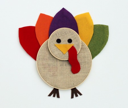 embroidery hoop turkey
