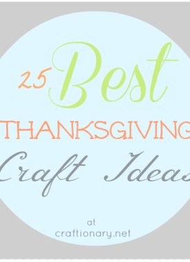 25 Best thanksgiving craft ideas