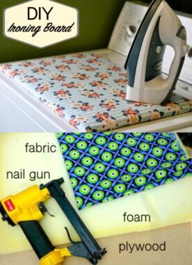 How to Make a Table Top Ironing Board?