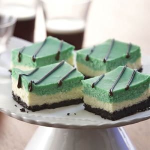 green cheesecake