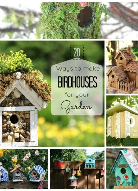 Make birdhouses for Garden (20 Ideas)