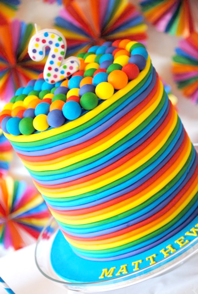 rainbow cake