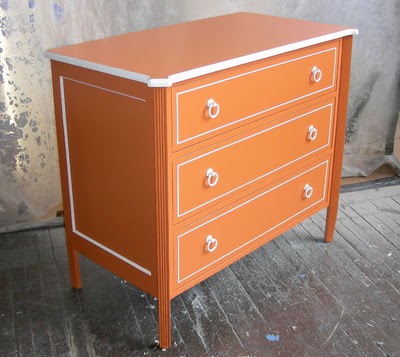 orange-painted-furniture