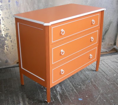 orange-painted-furniture