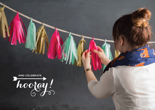 tassel garland tutorial