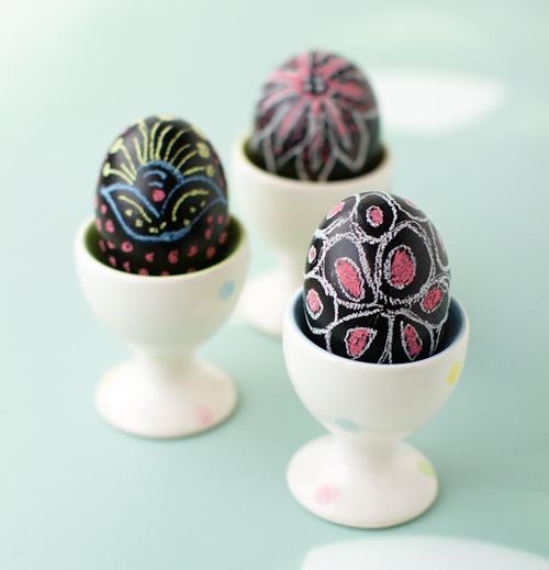 chalkboard easter eggs