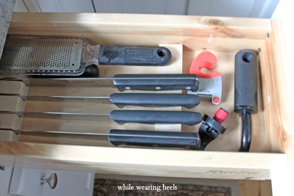 custom knife drawer