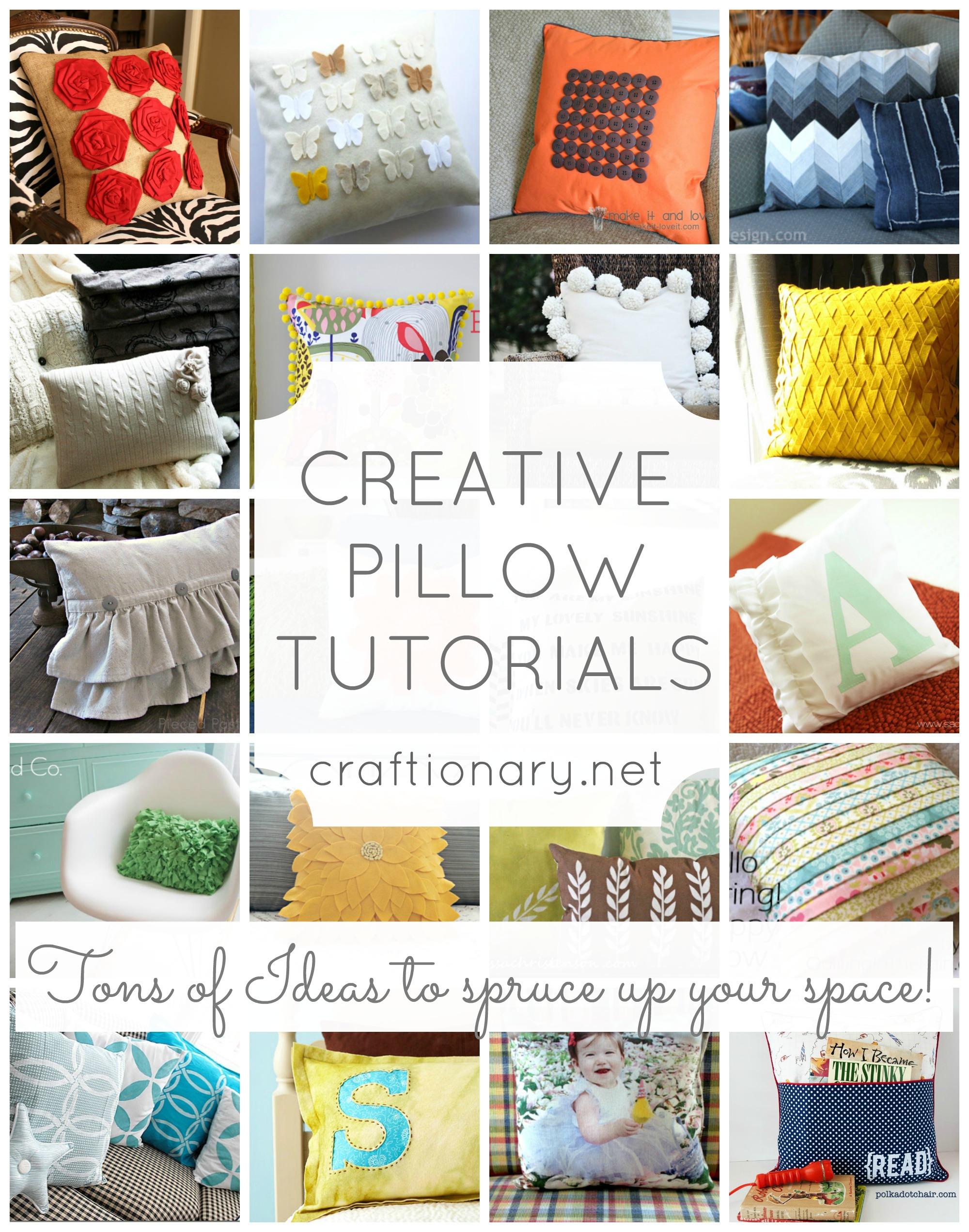 25 Easy Decorative Pillow Tutorials (Make Throw Pillows) | atelier-yuwa ...