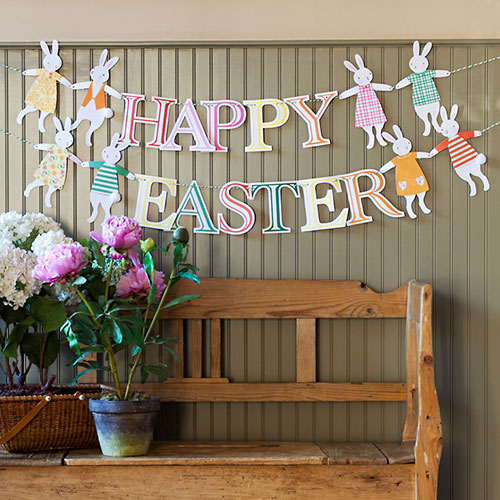 Easter paper garland