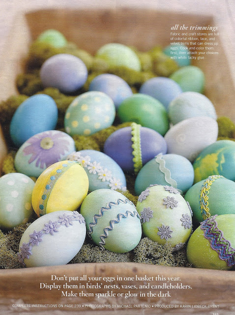 make handmade Easter eggs