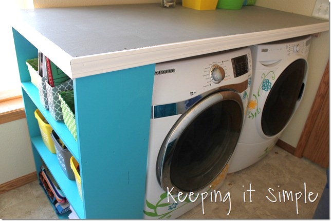 laundry table storage