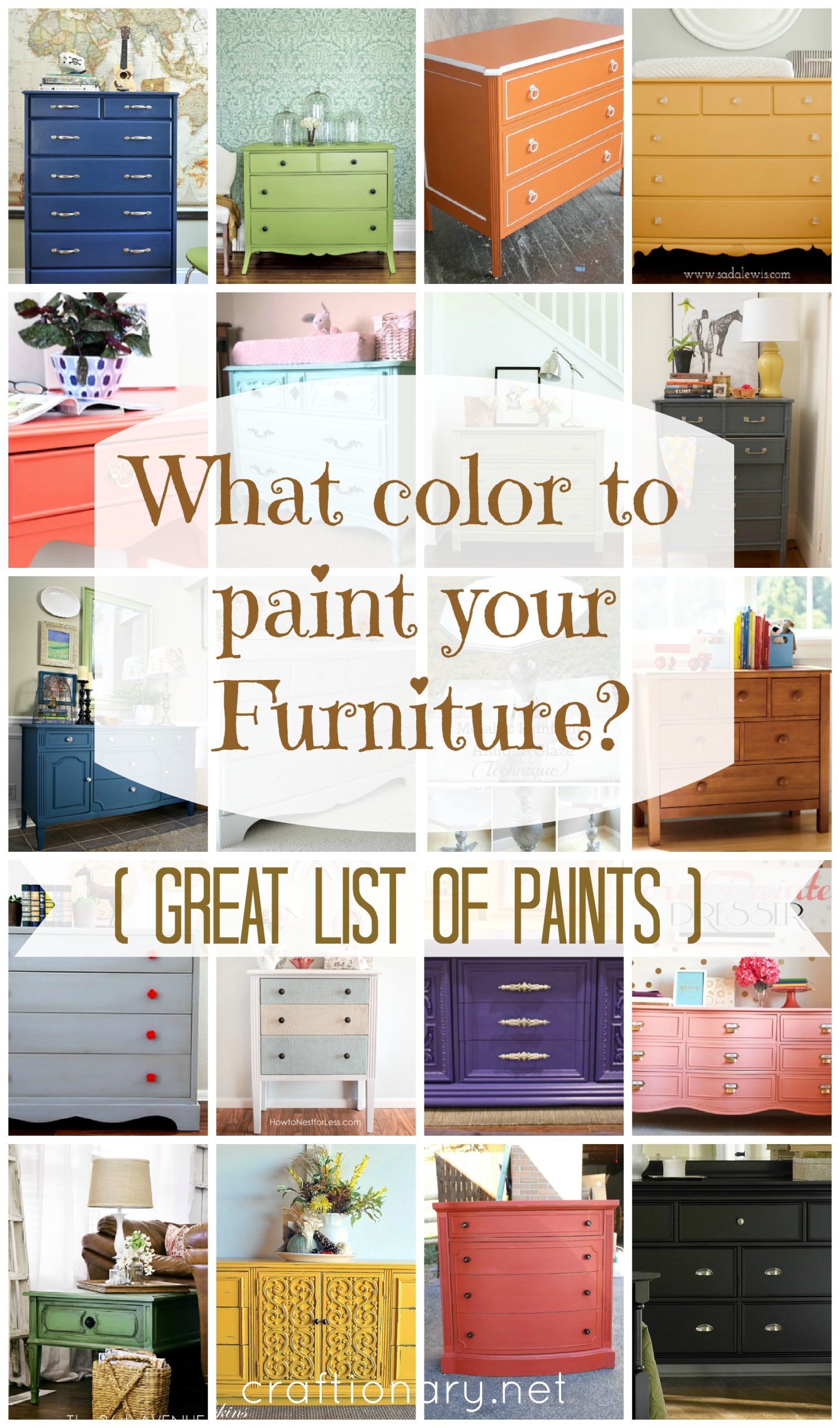 18 Fabulous Spray-Painted Furniture Ideas