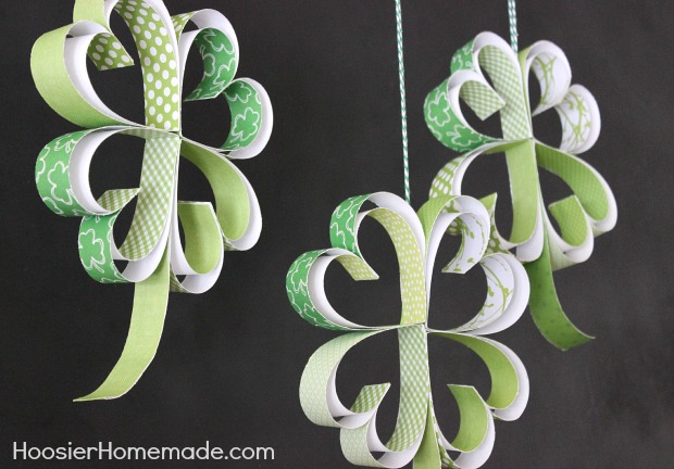 paper shamrocks