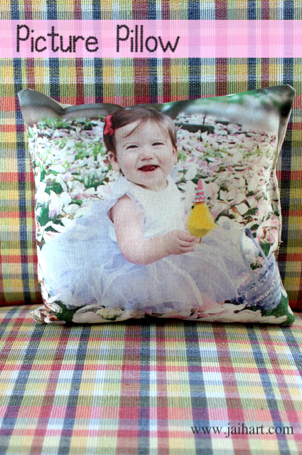 printed photo pillow tutorials