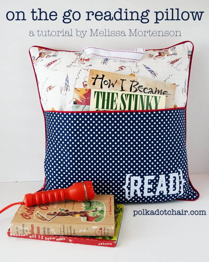 reading pillow tutorial