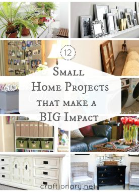 12 DIY Small home projects (Big impact)